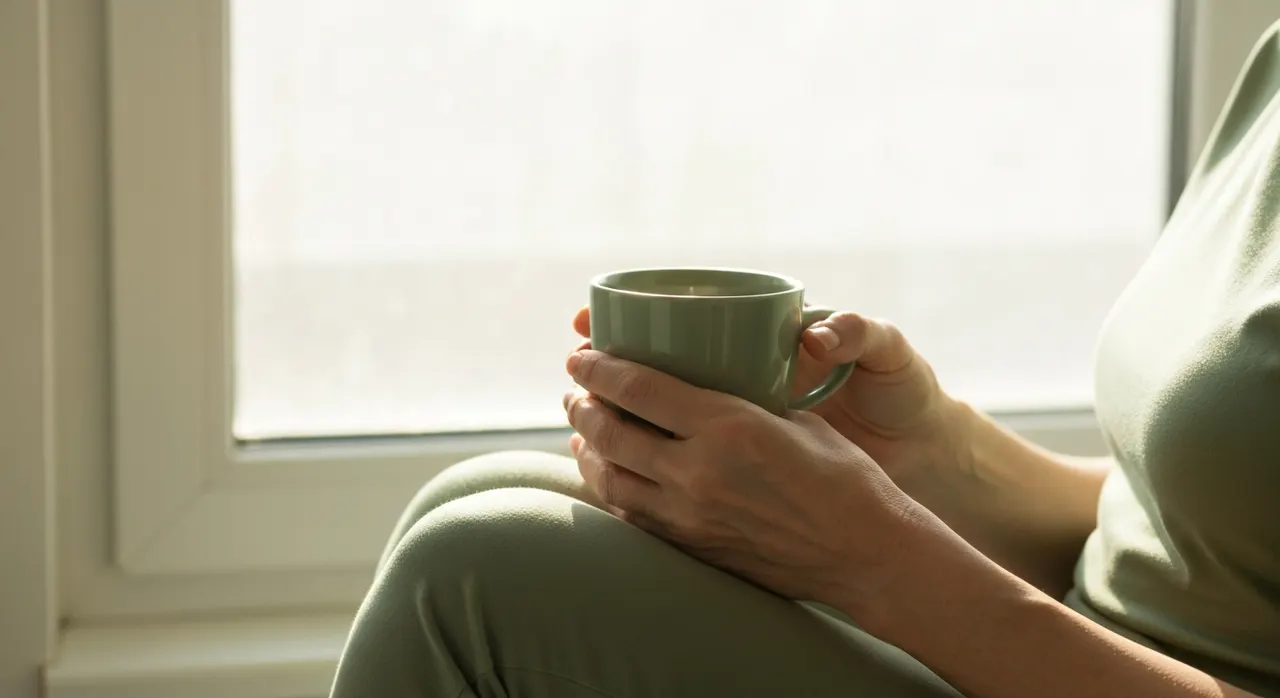 骨密度や更年期の健康を意識する50代女性のイメージ