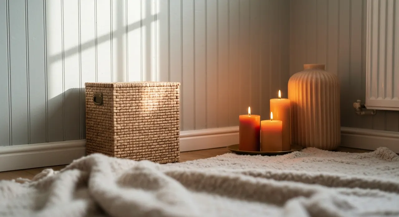 窓辺でぼんやりする女性。生理前の気分の波・PMS・ビタミンD不足のイメージ