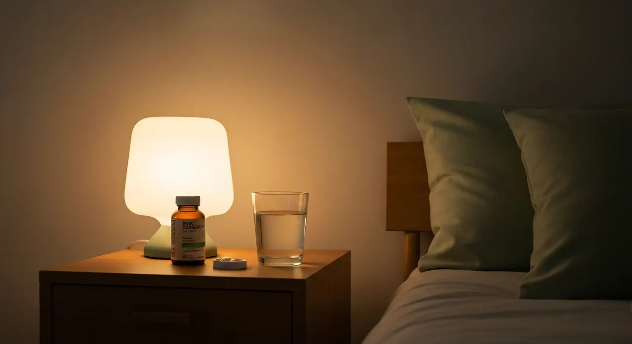 夜にマグネシウムサプリを摂って睡眠の質を大切にしたい方のイメージ