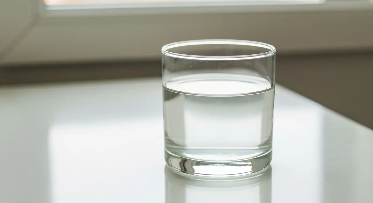 サプリを水と一緒に飲むシンプルな習慣のイメージ