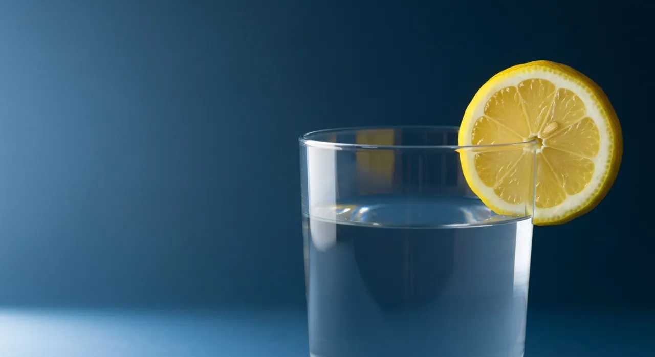 サプリを水と一緒に飲む習慣のイメージ