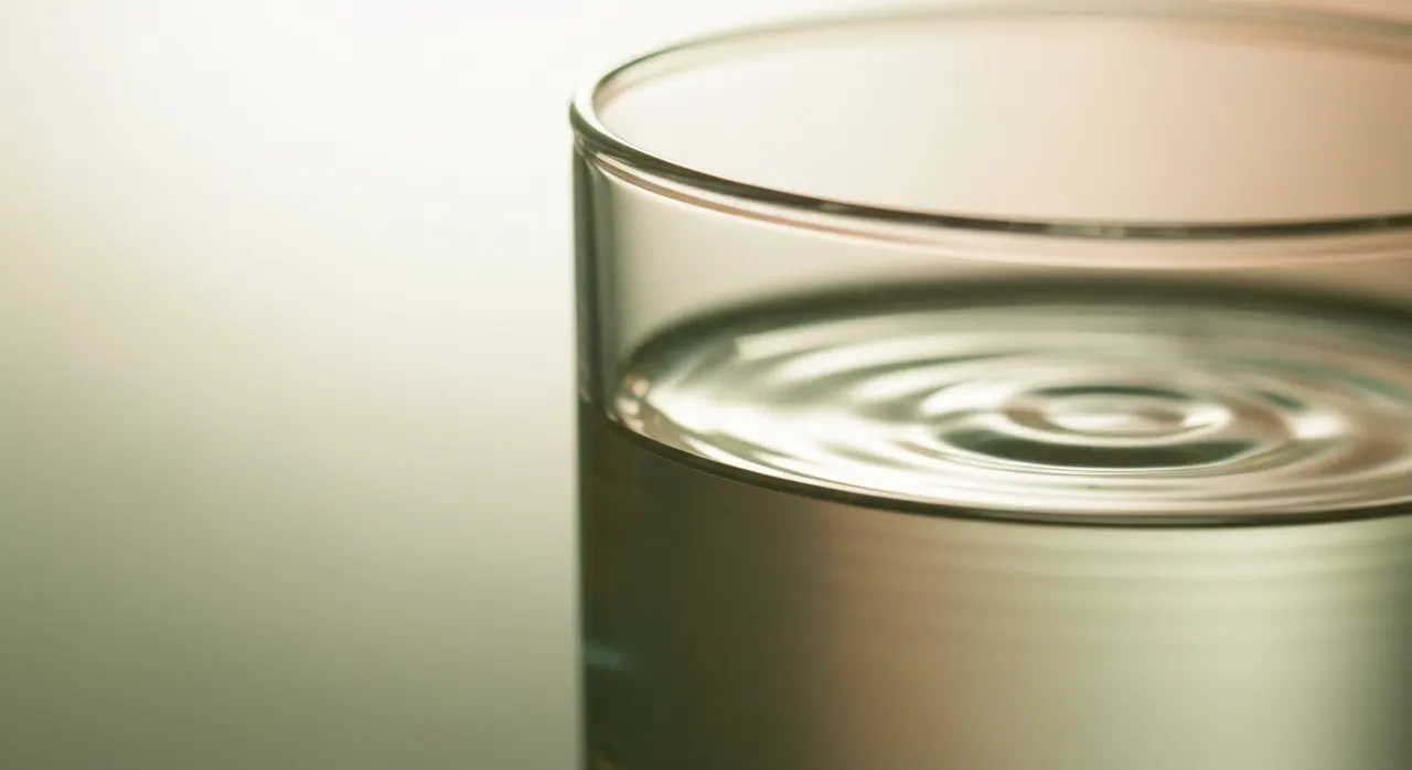 サプリメントを水と一緒に正しく飲むための準備イメージ